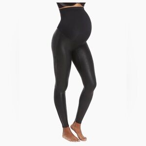 SPANX Mama Maternity Faux Leather Leggings